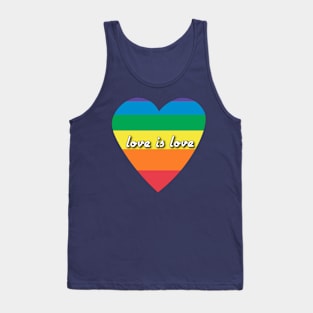 Love is love Rainbow Tank Top